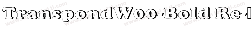 TranspondW00-Bold Re字体转换